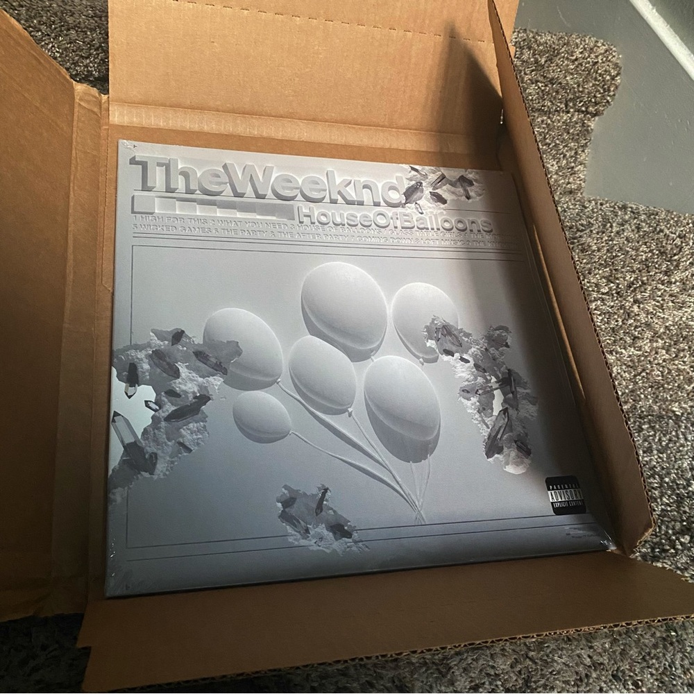 Daniel Arsham x The Weekend House of Balloons Anniversary 2LP Vinyl New